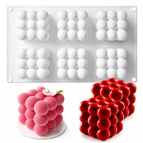 Bubble Cube Silicone Mold for Baking Mousse Cake