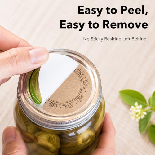 2" Mason Jar Canning Labels (90 Count)
