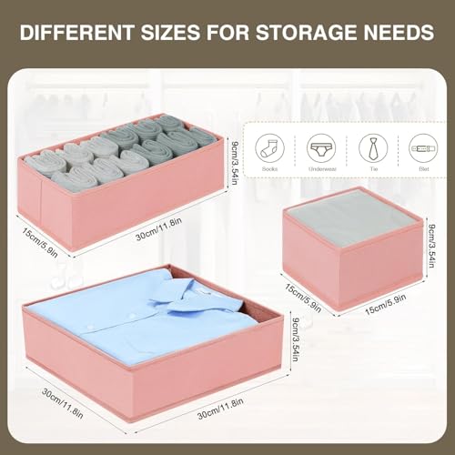 Drawer Organizer for Clothing (15 Count)
