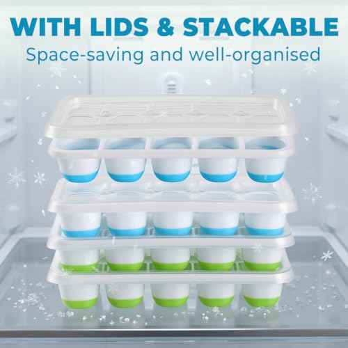 Silicone Ice Cube Tray (4 Count)