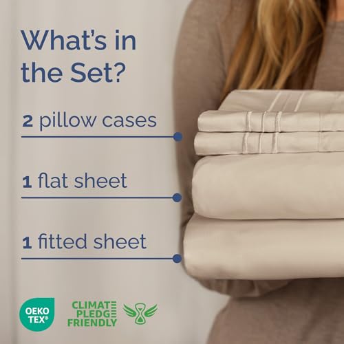 King Size 4 Piece Sheet Set