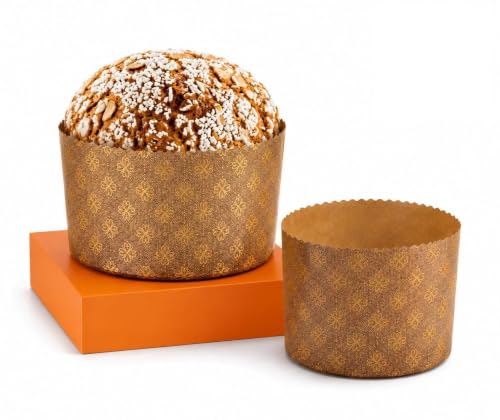 Thin Panettone Paper Pan Mold (6 Count)
