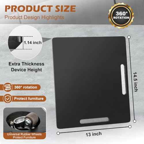 Appliance Slider for Kitchen Appliances 360° Rolling Sliding Tray for Coffee Maker Countertop