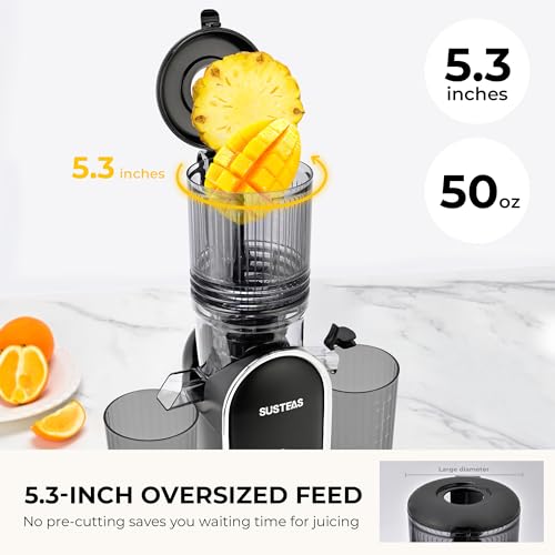 Juicer Machines with 5.3" Extra Wide Chute