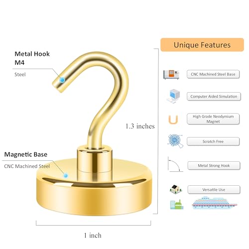 Magnetic Hooks (10 Count)