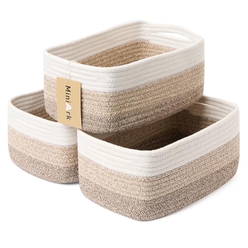Small Storage Baskets for Organizing (3 Count)