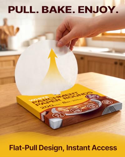 Unbleached Parchment Paper Rounds