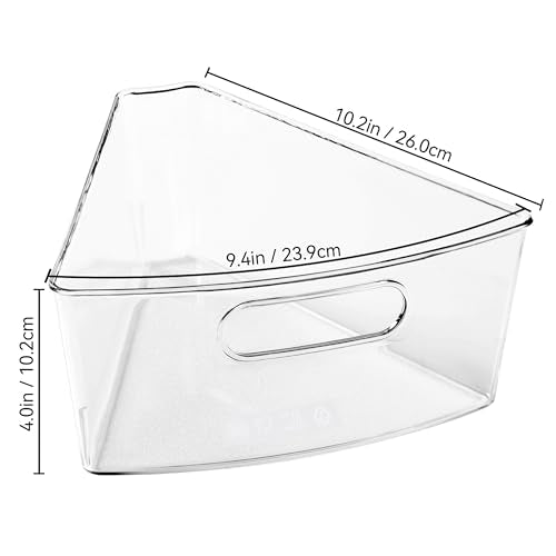 Lazy Susan Cabinet Organizer Bins for Kitchen 6 Pack (6 Count)