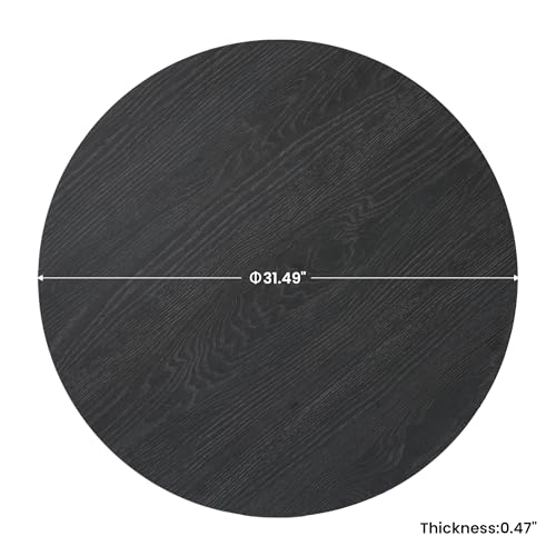 31.5" Sintered Stone Lazy Susan for Table Top