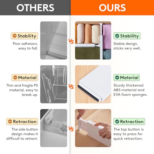4" High Upgrade Drawer Divider (9 Count)