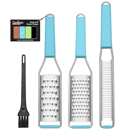 Cheese Grater Citrus Zester Lemon Zester Pack of 3 (3 Count)