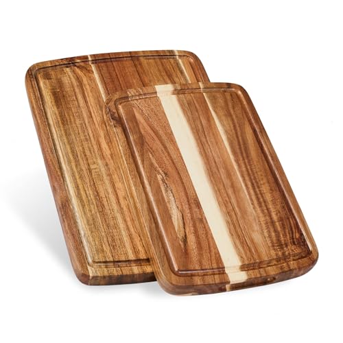 Sonder LA Doheny Duo Small Acacia Wood Cutting Board Set (2 Count)