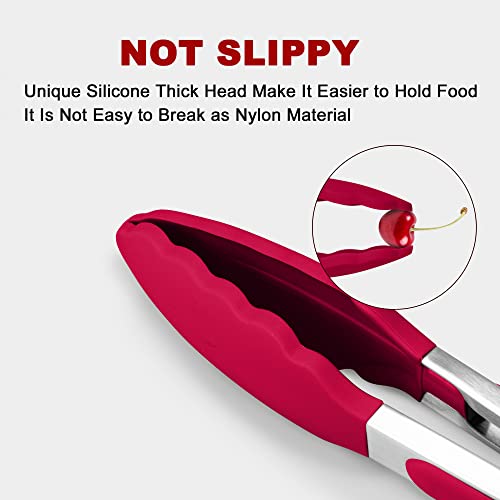 2 Pack Silicone Kitchen Tongs (2 Count)