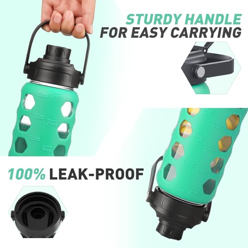 Glass Water Bottle