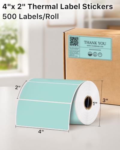 4x2 Inch Thermal Labels