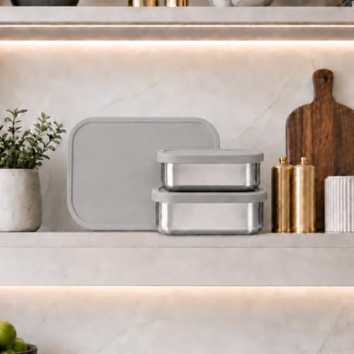 Flexibento 40 OZ Leak Proof Stainless Steel Lunch Box