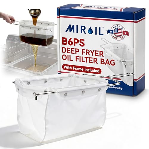B6PS EZ Flow Deep Fryer Oil Filter Bag and Frame
