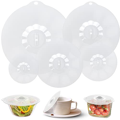 Silicone Lids for Food Storage (5 个)