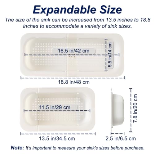 Extendable Sink Colander Strainer Basket