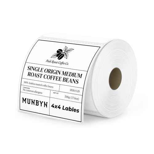 4x4 Thermal Labels (500 Count)