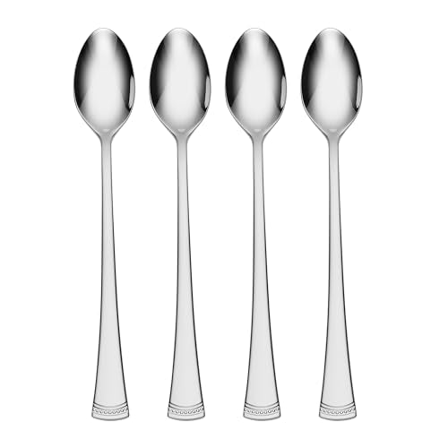 Portola Iced Tea Spoons Silverware Set for 4