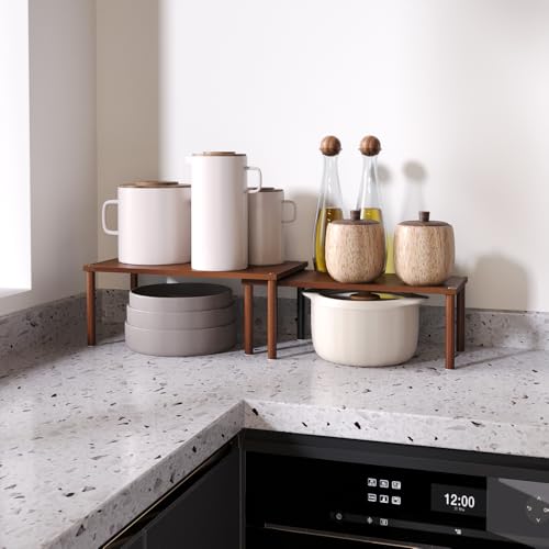 2 Pack Cabinet Organizer Shelf