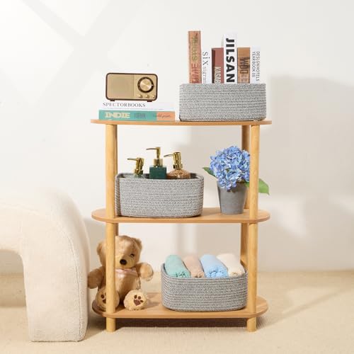 Small Storage Baskets for Organizing (4 Count)