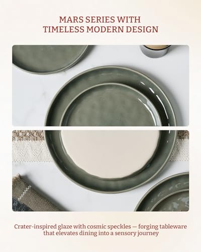 Mars Stoneware Dinnerware Set for 4