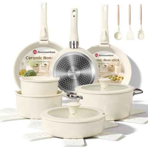 24pcs Ceramic Cookware Set