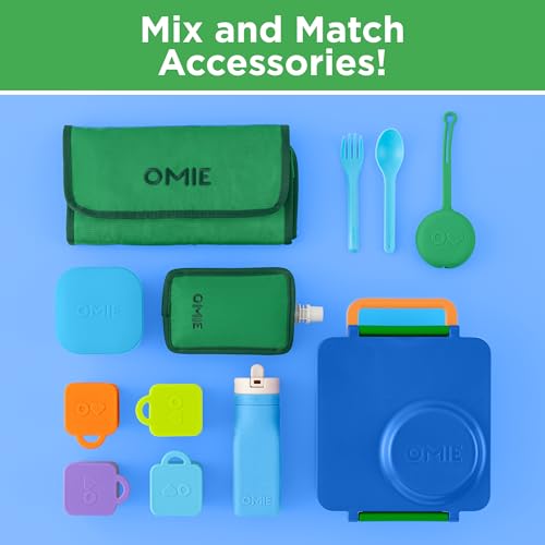 OmieBox Kids Insulated Leakproof Bento Lunch Box with Food Jar