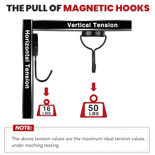 Magnetic Hooks for Cruise Cabins 50Lbs+ Heavy Duty Magnet Hook