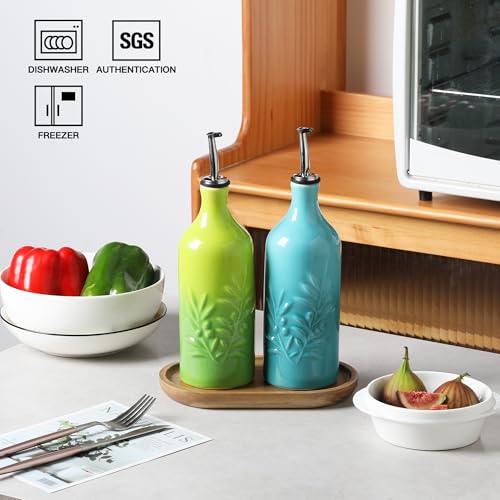 Sweejar Ceramic Olive Oil Dispenser Bottle