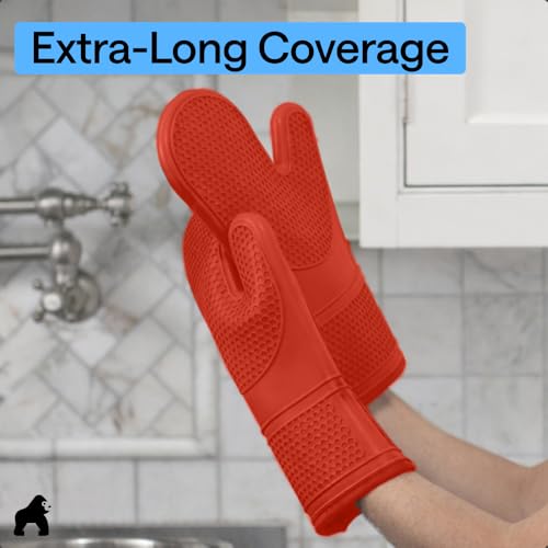 Silicone Oven Mitts (2 Count)