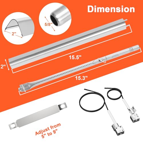 17" Grates & Grill Parts Kit for Charbroil Performance 4 Burner