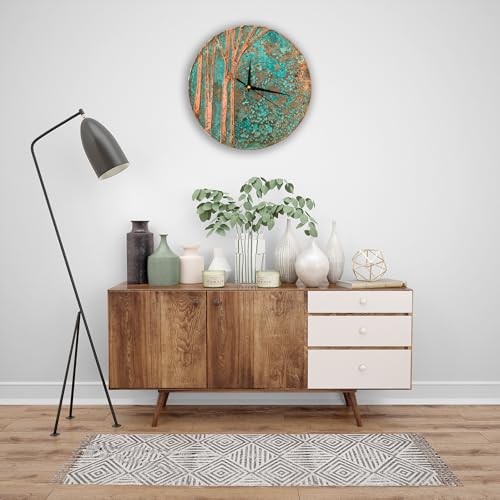 Handmade Copper Wall Clock Artisan Touch in Every Piece