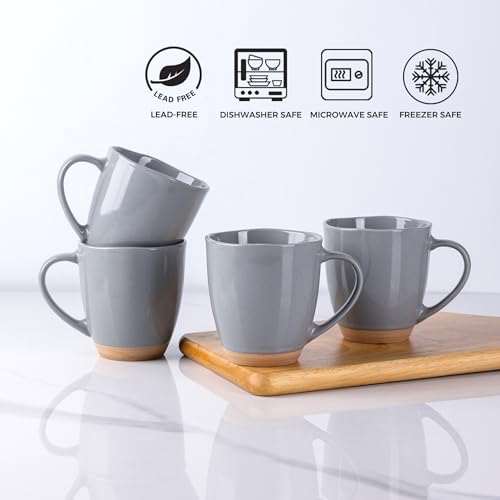 12oz Ceramic Coffee Mugs set of 6 (6 Count)