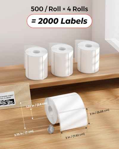3x2 Thermal Labels (2000 Count)