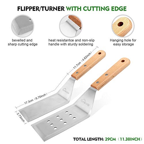 Wooden Griddle Accessories Kit (7 Count)