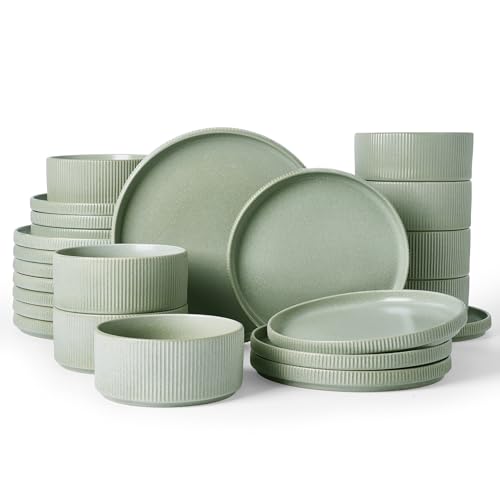 Star Stoneware Dinnerware Sets for 8 (24 Count)