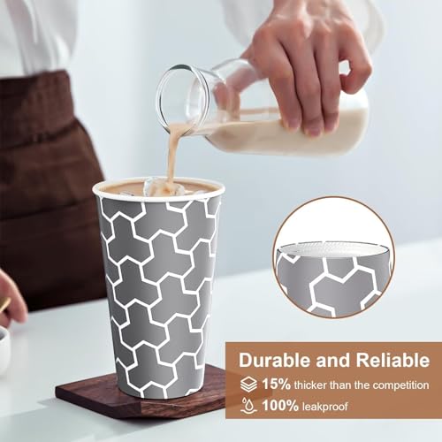 16 oz Paper Cups 180 Pack (180 Count)