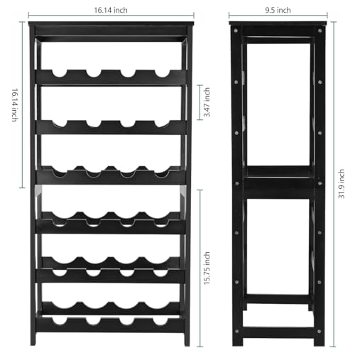 Wine Rack 24 Botttle Freestanding Floor (24 Count)