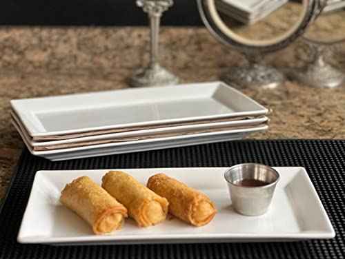 12 Inch Ceramic Serving Platters (4 Count)