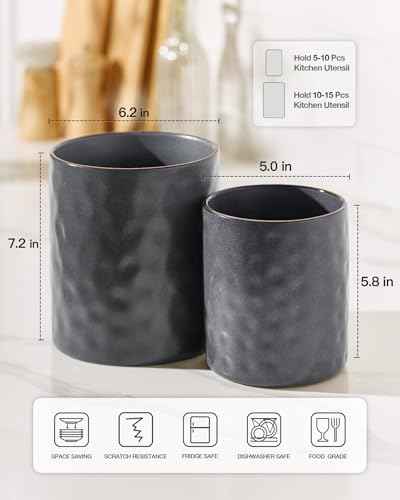 Ceramic Utensil Holder (2 Count)