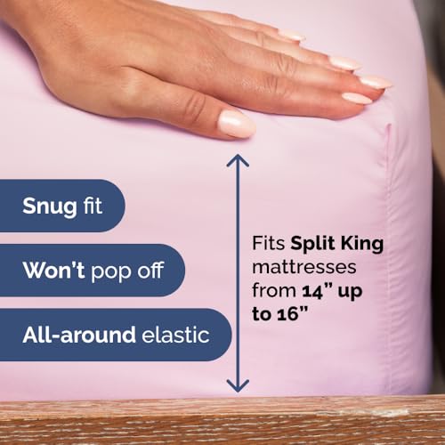 Flex Top Split Head King 4 Piece Sheet Set