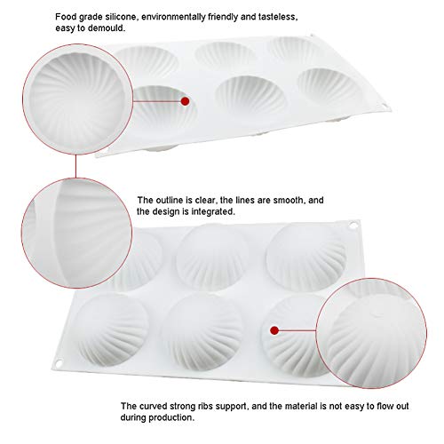 3D Spiral Silicone Mold for Baking Mousse Cake