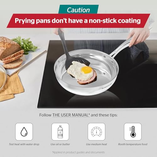 10 Inch Stainless Steel Frying Pan Skillet