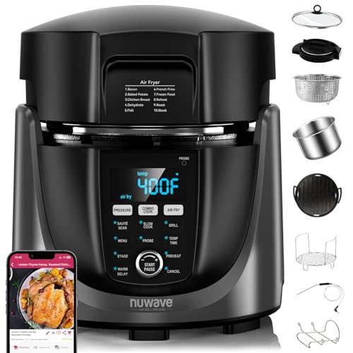 Duet Electric Pressure Cooker & Air Fryer Combo w