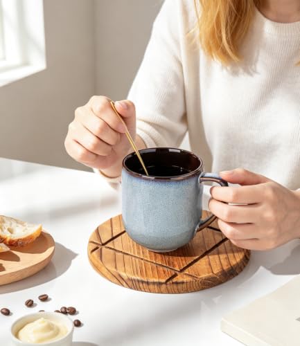 Ceramic Coffee Mugs Set of 6 (6 Count)