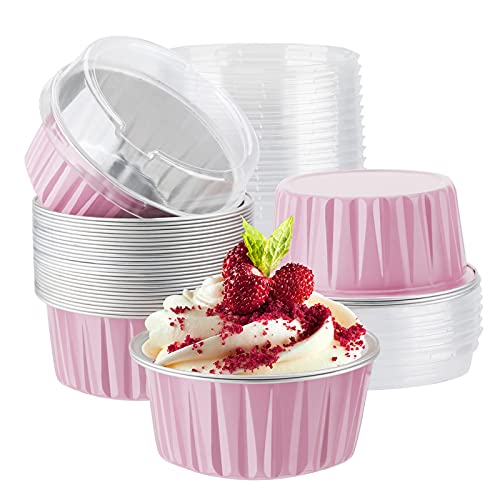 Disposable Foil Ramekins with Lids (30 Count)