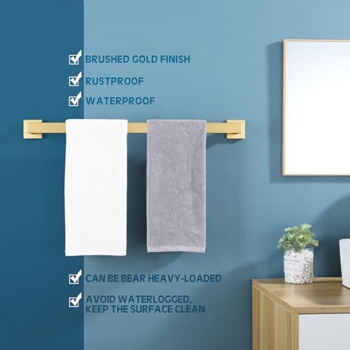 20 Inch Towel Bar Bathroom Towel Bar Kitchen Dish Cloths Hanger Hand Towel Holder Stainless Steel Wall Mount